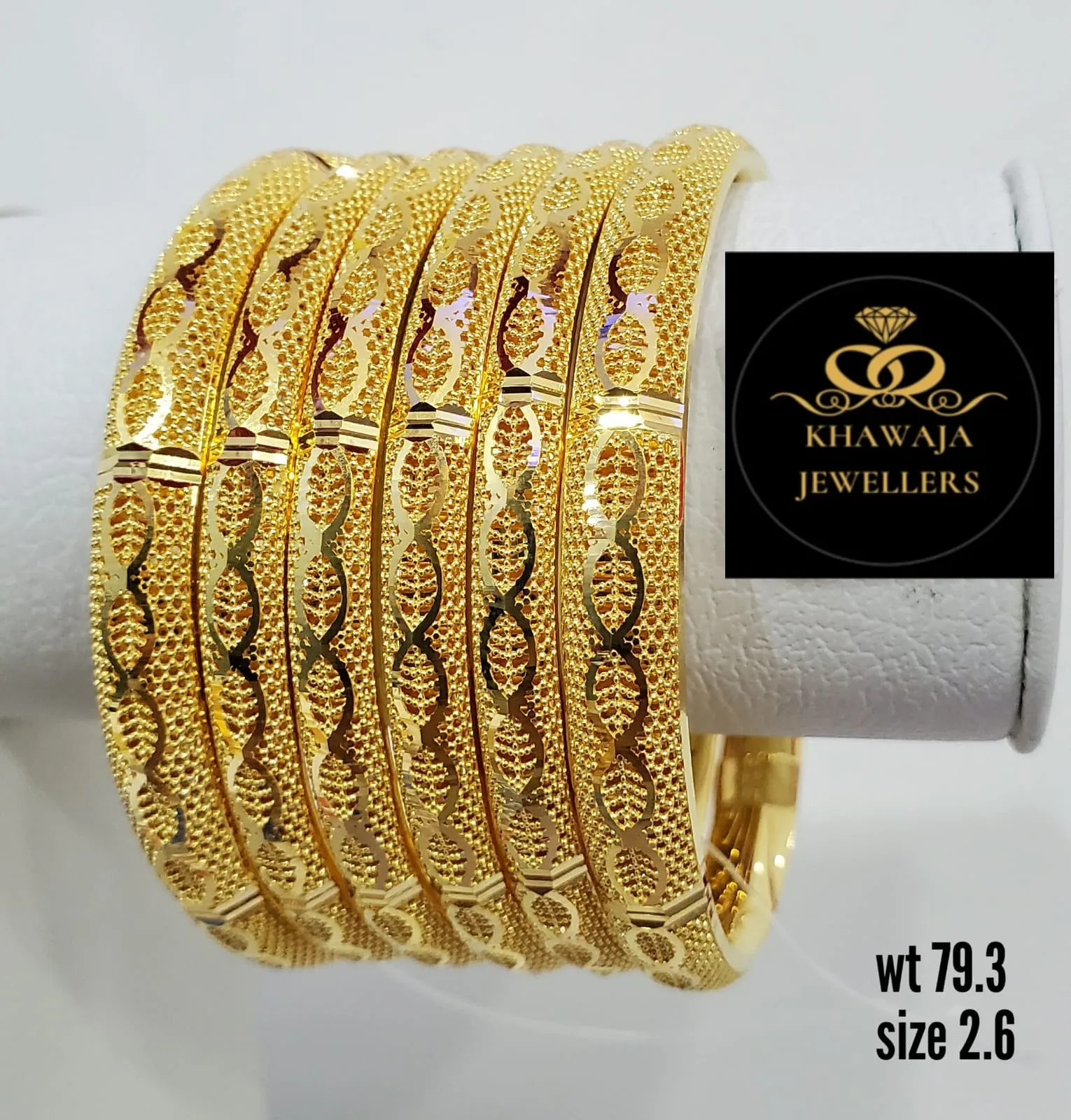 Gold Bangles Item 10