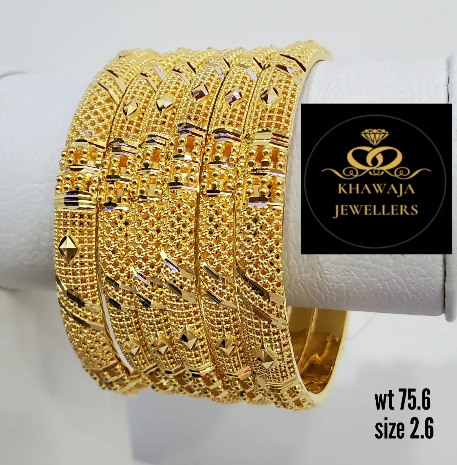Gold Bangles Item 23
