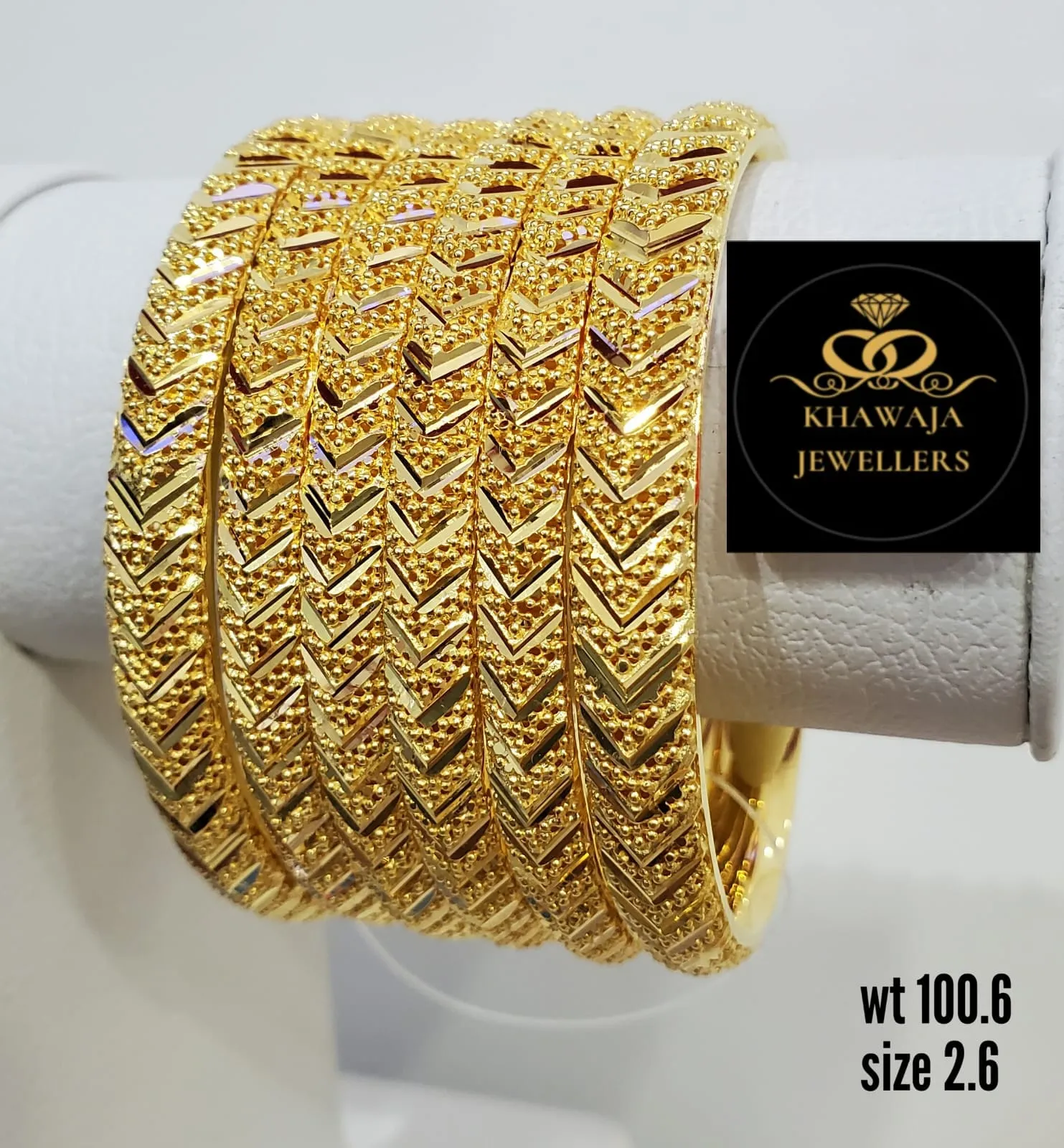 Gold Bangles Item 24