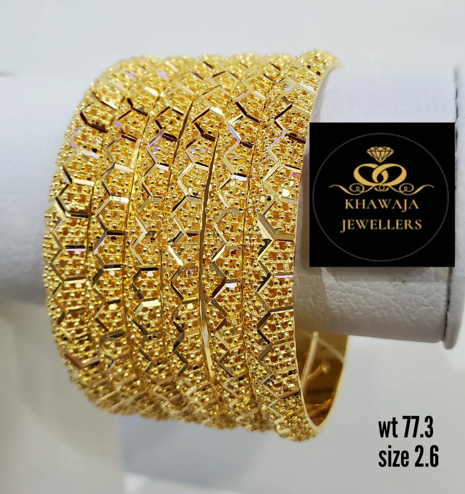 Gold Bangles Item 27