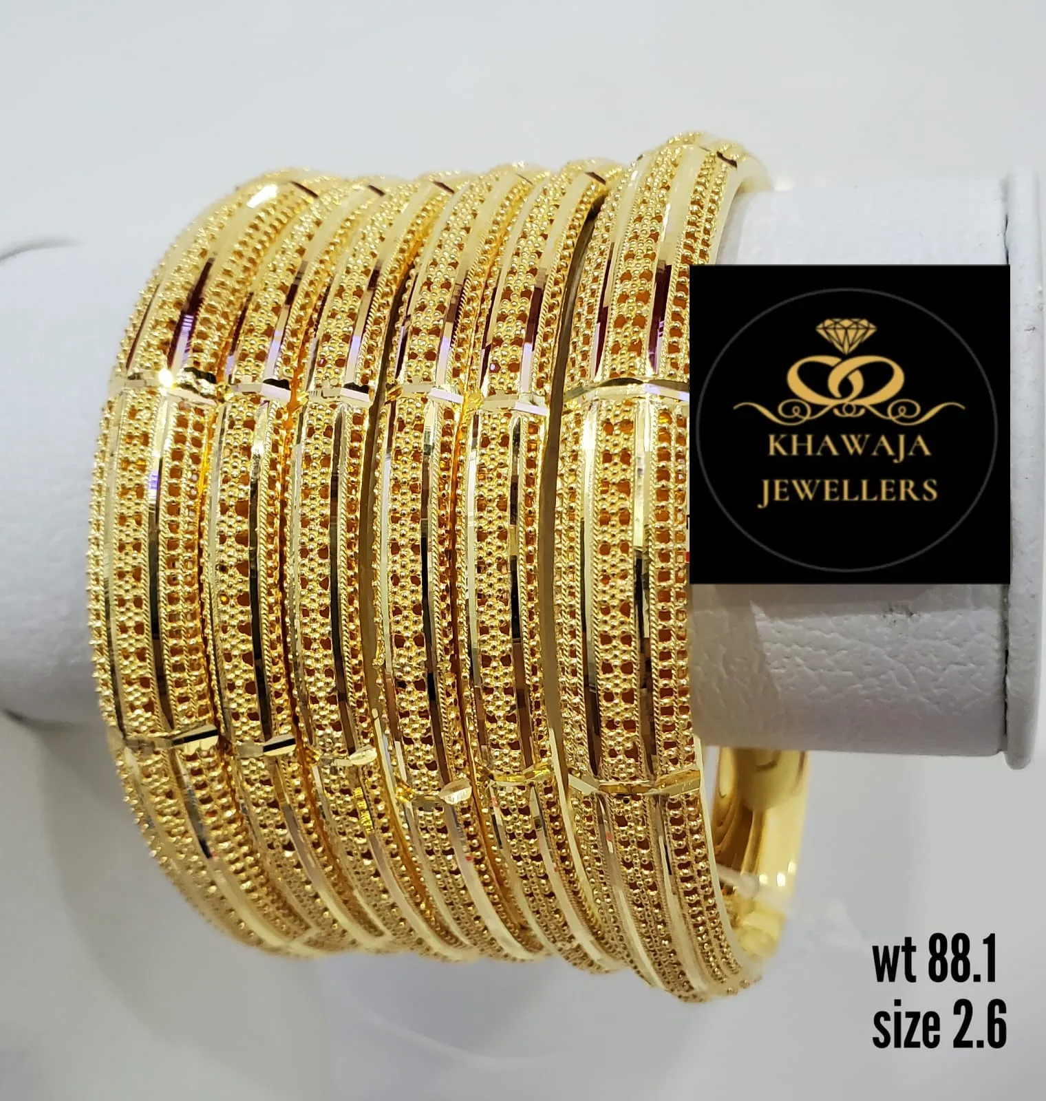 Gold Bangles Item 35