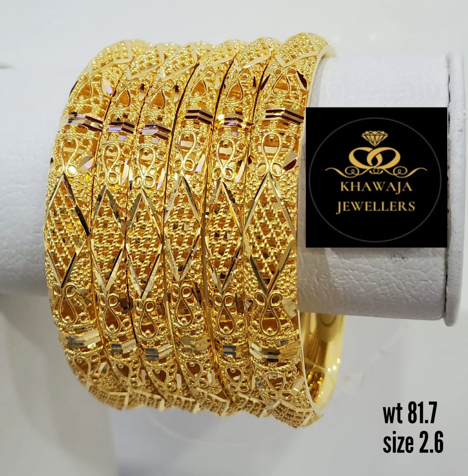 Gold Bangles Item 43