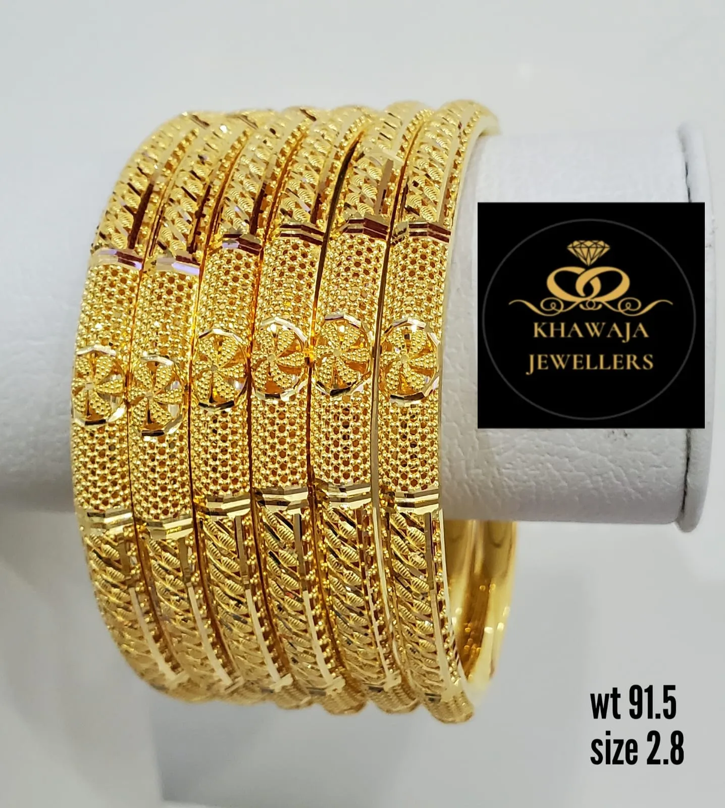Gold Bangles Item 8