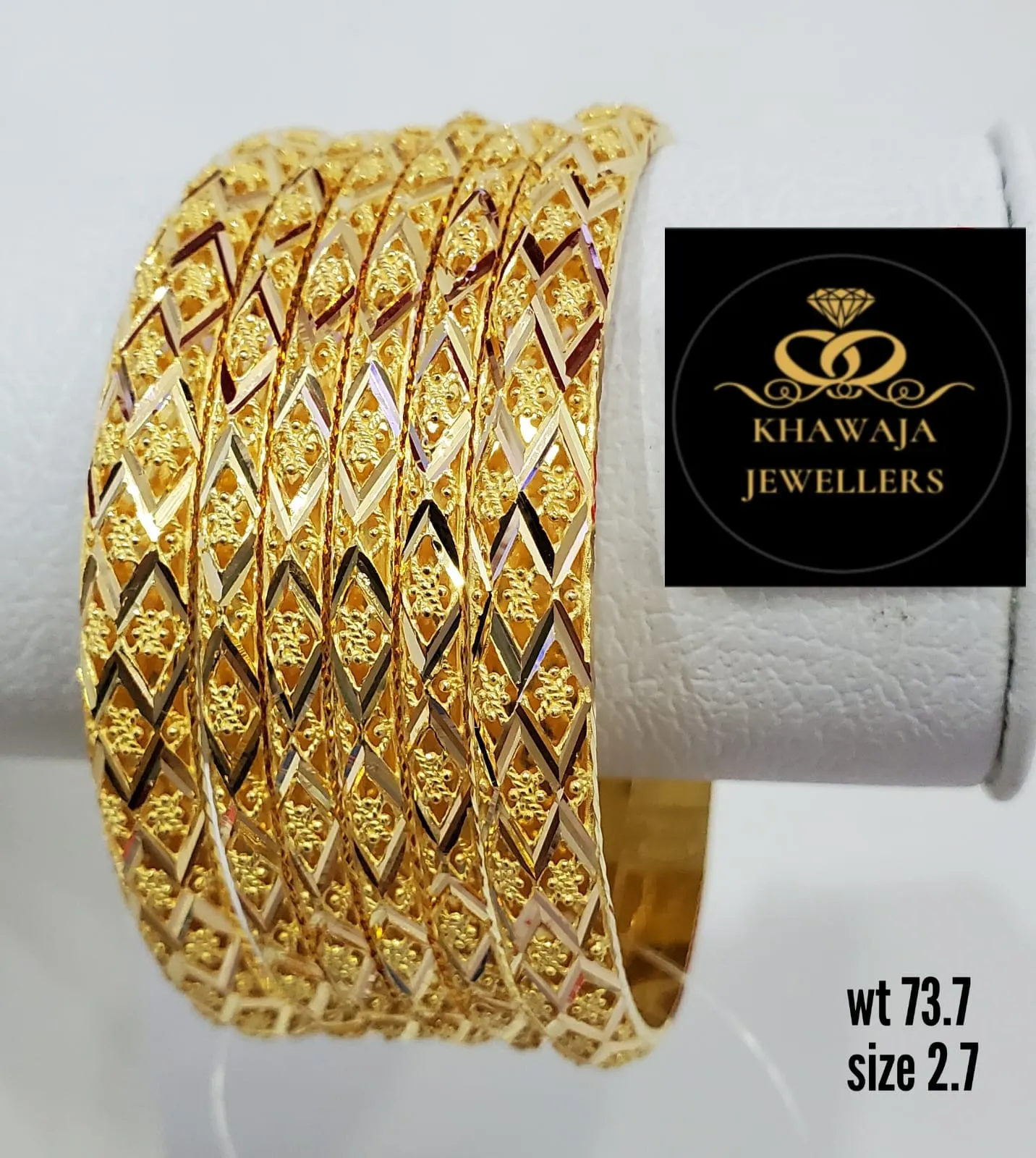 Gold Bangles Item 9